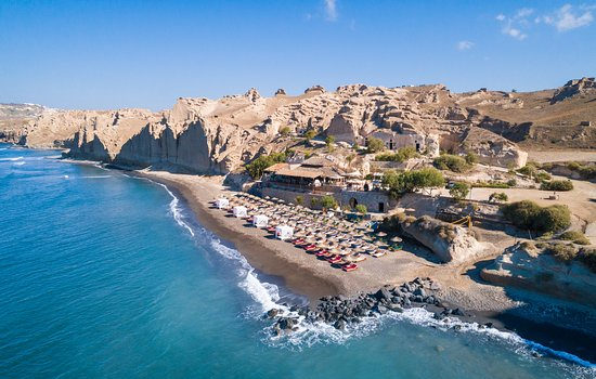 Eros beach santorini