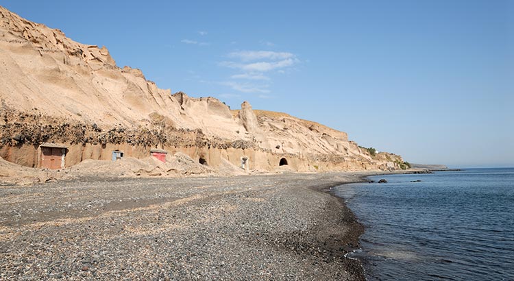 Monolithos Beach Santorini